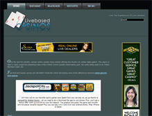 Tablet Screenshot of livebasedcasinos.com